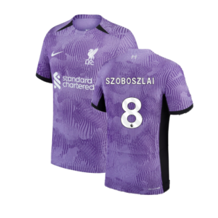 2023-2024 Liverpool Third Authentic Match Shirt (Szoboszlai 8)