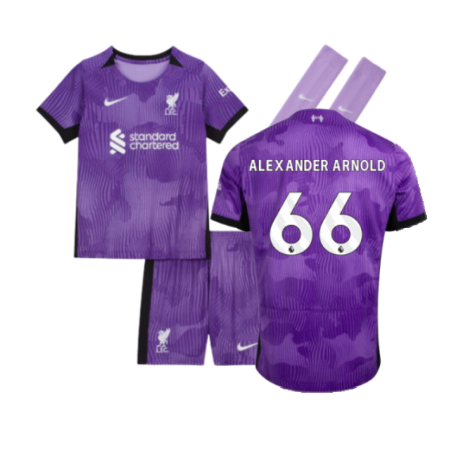 2023-2024 Liverpool Third Mini Kit (Alexander Arnold 66)