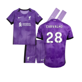 2023-2024 Liverpool Third Mini Kit (Carvalho 28)