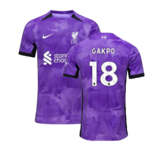 2023-2024 Liverpool Third Shirt (Kids) (Gakpo 18)