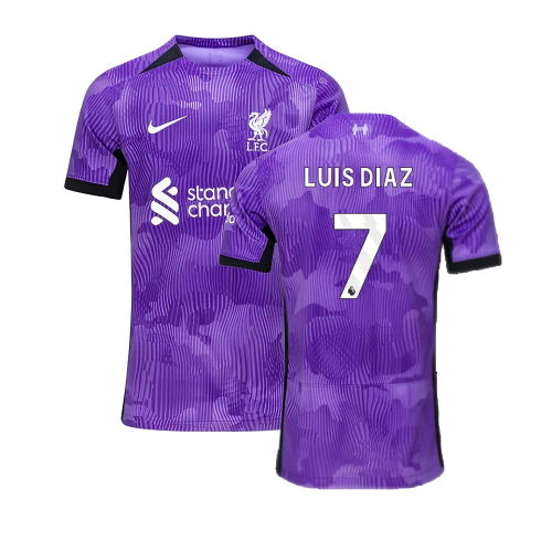 2023-2024 Liverpool Third Shirt (Kids) (Luis Diaz 7) 2023-2024 Liverpool Third Shirt (Kids) (Luis Diaz 7)