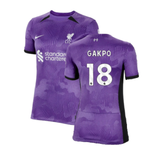 2023-2024 Liverpool Third Shirt (Womens) (Gakpo 18)