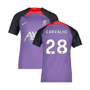 2023-2024 Liverpool Training Shirt (Space Purple) (Carvalho 28)