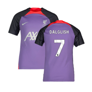 2023-2024 Liverpool Training Shirt (Space Purple) - Kids (Dalglish 7)