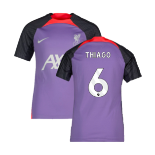 2023-2024 Liverpool Training Shirt (Space Purple) (Thiago 6)