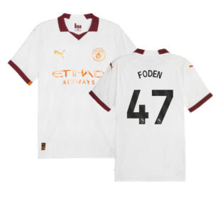 2023-2024 Man City Authentic Away Shirt (FODEN 47)