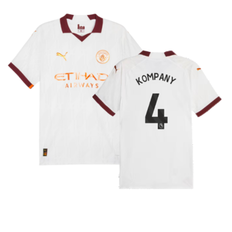 2023-2024 Man City Authentic Away Shirt (KOMPANY 4)