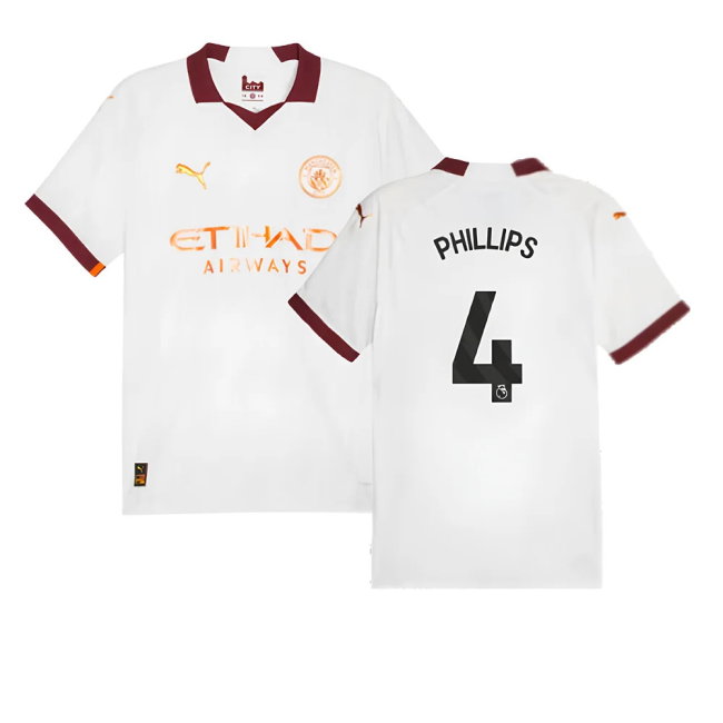 2023-2024 Man City Authentic Away Shirt (PHILLIPS 4)