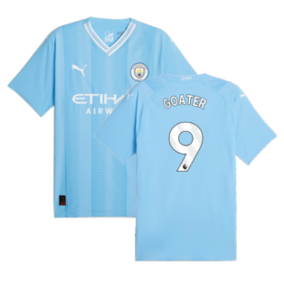 2023-2024 Man City Authentic Home Shirt (GOATER 9)