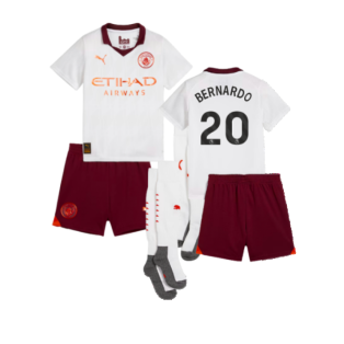 2023-2024 Man City Away Mini Kit (BERNARDO 20)