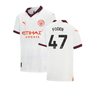 2023-2024 Man City Away Shirt (Kids) (FODEN 47)