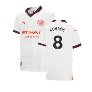 2023-2024 Man City Away Shirt (Kids) (Kovacic 8)