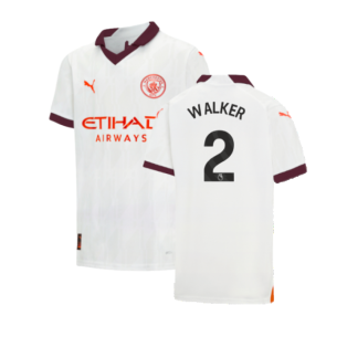 2023-2024 Man City Away Shirt (Kids) (WALKER 2)