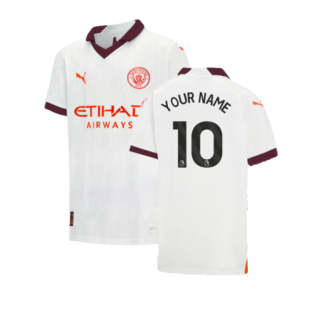 2023-2024 Man City Away Shirt (Kids) (Your Name)