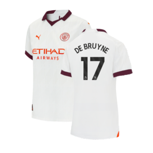2023-2024 Man City Away Shirt (Ladies) (DE BRUYNE 17)