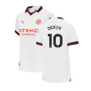 2023-2024 Man City Away Shirt (Ladies) (DICKOV 10)