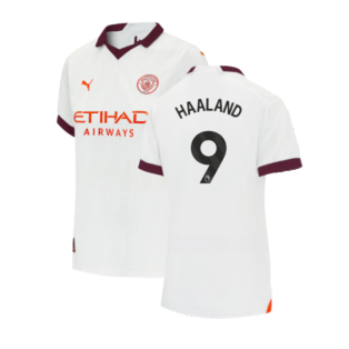 2023-2024 Man City Away Shirt (Ladies) (HAALAND 9)