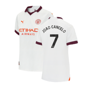 2023-2024 Man City Away Shirt (Ladies) (JOAO CANCELO 7)