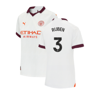 2023-2024 Man City Away Shirt (Ladies) (RUBEN 3)