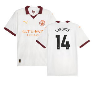 2023-2024 Man City Away Shirt (LAPORTE 14)