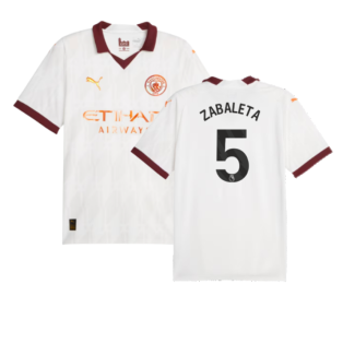 2023-2024 Man City Away Shirt (ZABALETA 5)