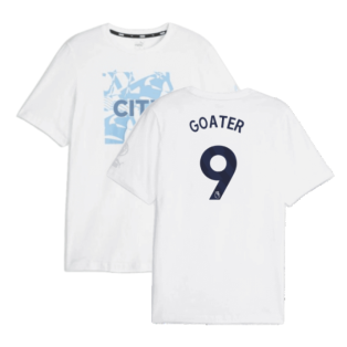 2023-2024 Man City FtblCore Graphic Tee (White) (GOATER 9)