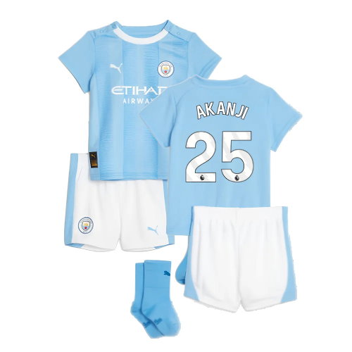 2023-2024 Man City Home Baby Kit (AKANJI 25)