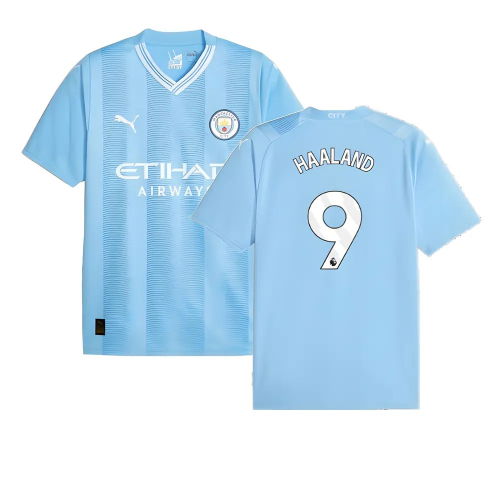 2023-2024 Man City Home Shirt (HAALAND 9)
