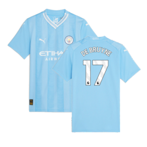 2023-2024 Man City Home Shirt (Ladies) (DE BRUYNE 17)