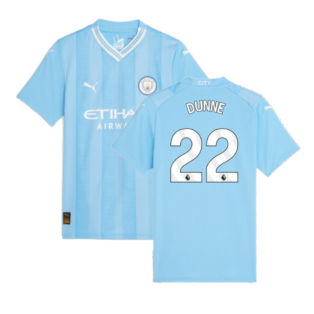 2023-2024 Man City Home Shirt (Ladies) (DUNNE 22)