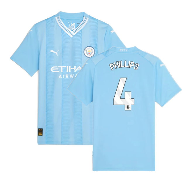 2023-2024 Man City Home Shirt (Ladies) (PHILLIPS 4)