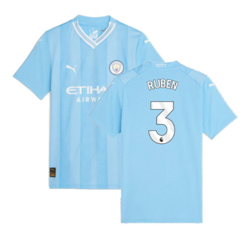 2023-2024 Man City Home Shirt (Ladies) (RUBEN 3)
