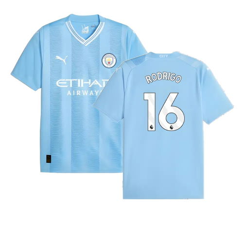 2023-2024 Man City Home Shirt (RODRIGO 16)