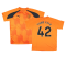 2023-2024 Man City Pre-Match Jersey (Orange) - Kids (TOURE YAYA 42)