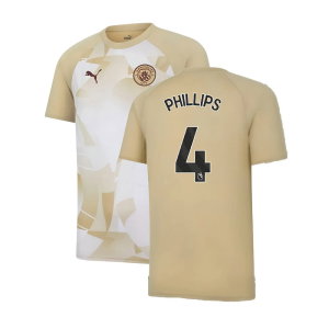 2023-2024 Man City Prematch SS Jersey (Granola) (PHILLIPS 4)