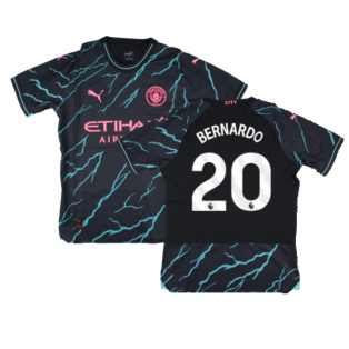 2023-2024 Man City Third Authentic Shirt (BERNARDO 20)