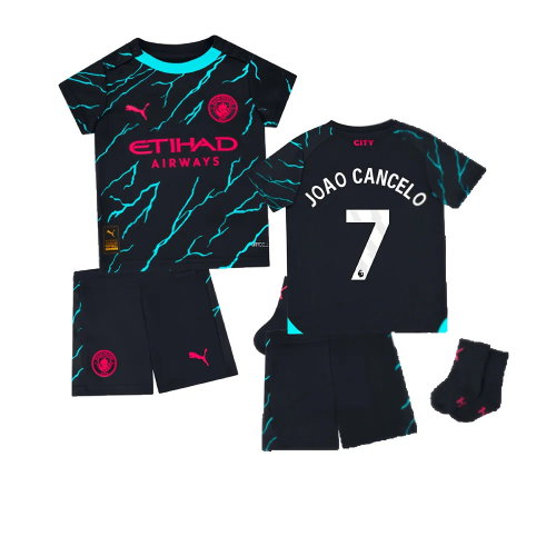 2023-2024 Man City Third Baby Kit (JOAO CANCELO 7)