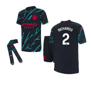 2023-2024 Man City Third Mini Kit (RICHARDS 2)