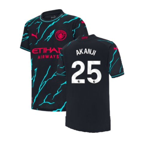 2023-2024 Man City Third Shirt (Kids) (AKANJI 25)