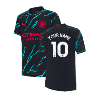 2023-2024 Man City Third Shirt (Kids) (Your Name)