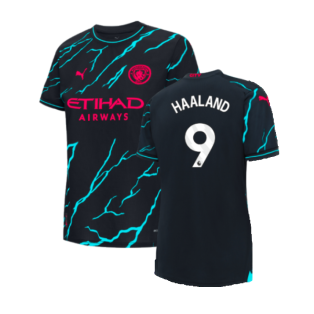 2023-2024 Man City Third Shirt (Ladies) (HAALAND 9)