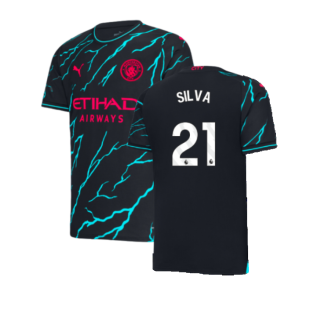 2023-2024 Man City Third Shirt (SILVA 21)