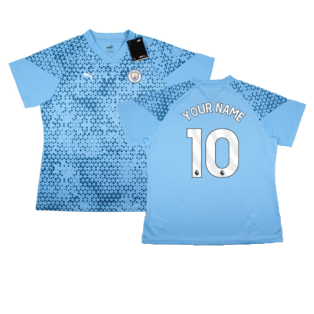 2023-2024 Man City Training Jersey (Light Blue) - Ladies (Your Name)