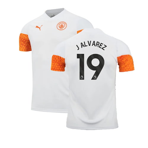 2023-2024 Man City Training Jersey (Marble) (J ALVAREZ 19)