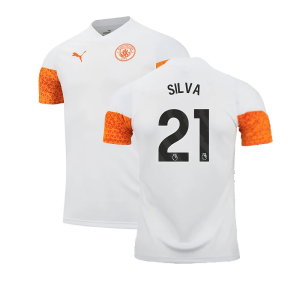 2023-2024 Man City Training Jersey (Marble) (SILVA 21)