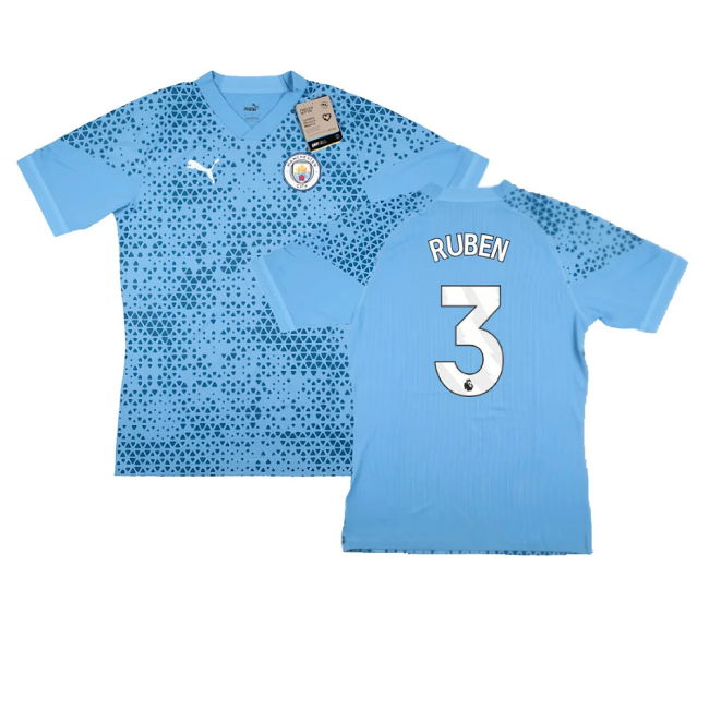2023-2024 Man City Training Jersey Pro (Light Blue) (RUBEN 3)