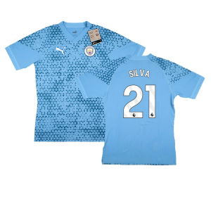 2023-2024 Man City Training Jersey Pro (Light Blue) (SILVA 21)