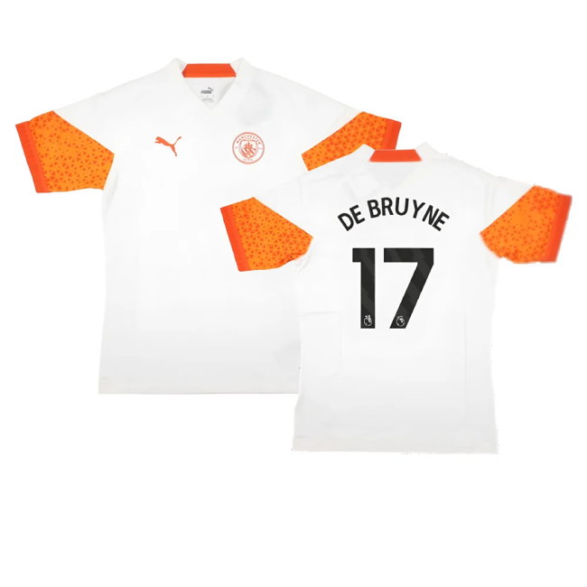 2023-2024 Man City Training Jersey Pro (Marble) (DE BRUYNE 17)