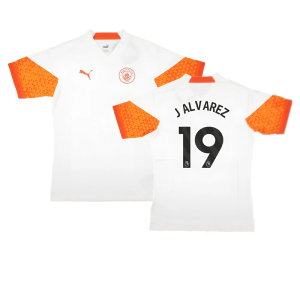 2023-2024 Man City Training Jersey Pro (Marble) (J ALVAREZ 19)