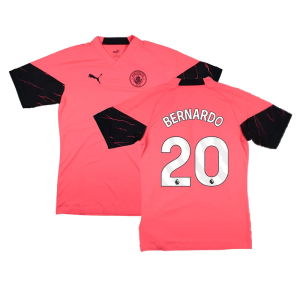 2023-2024 Man City Training Jersey Pro (Sunset Glow) (BERNARDO 20)